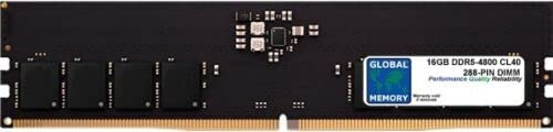 16GB DDR5 4800MHz PC5-38400 288-PIN DIMM MEMORY RAM COMPATIBLE WITH PC DESKTOPS/MOTHERBOARDS