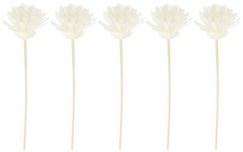 HugeDE 30 Pcs Fragrance Reed Diffuser Sticks Essential Oil Diffuser Sticks Flower Replacement Refill Rattan Sticks for Home Office Decor