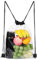 flintronic Transparent Kordelzugbeutel, Clear Bag, Durchsichtiger Rucksack, Sport Rucksack mit Kordelzug, Transparenter Turnbeutel, für Gym Schulrucksack Strandschwimmen Travel