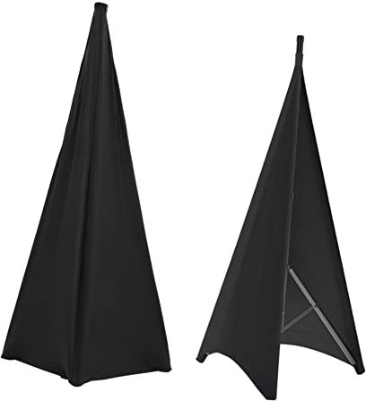 Vaguelly Funda de Poliéster para Soporte de Altavoz Accesorio de Escenario para Conciertos Banquetes Paquete de 2 Unidades