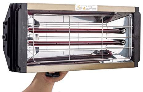 Lámpara de curado de pintura Calentador infrarrojo de 2000W for pintura de automóviles/de cuarzo Calentador infrarrojo for hornear Lámpara de horneado Luz de onda corta Lámpara de secado Piezas de a