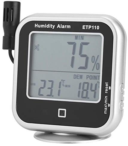 ETP110 Digital Thermo-Hygrometer, Indoor Thermometer Room Thermometer Humidity Dew Point Meter for Home/Laboratory Home Laboratory Temperature and Humidity Dew Point Meter