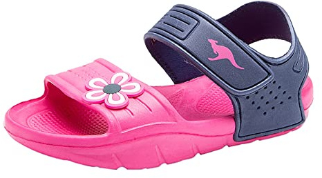 KangaROOS Sandali unisex da bambino Kangaswim Ii, (Daisy Pink Dk Navy.), 27 EU