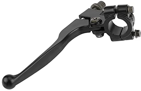 Joyzan Levier D'embrayage Moto, 22mm 7/8 inch Gauche Embrayage Poignée Universelle Frein Modification la Remplacement Poignées Réglable Remplacement Levier pour 50cc - 125cc Dirt Pit Bike (Noir)