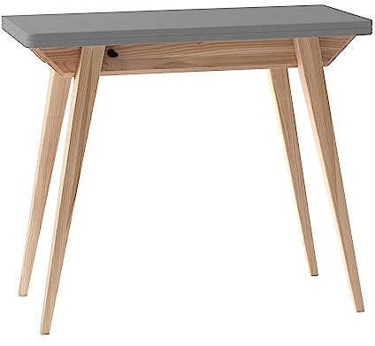 Ragaba Table Console Extensible 45x90 cm Envelope Gris Béton