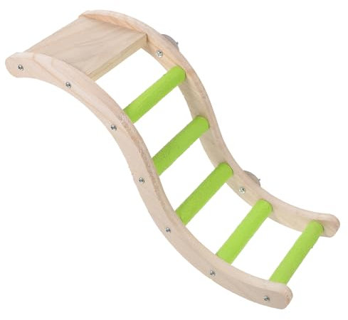 POPETPOP Wellensittich-holzleiter Vogelkäfig Spielzeug Papageienleiter Kreative Papageienleiter Vogelleiter Papageienkletterspielzeug Für Sittiche Nymphensittiche Unzertrennliche