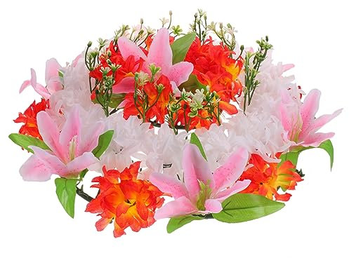 TOPBATHY Di Fiori Artificiali Realistica Sacrificale in Miniatura Ideale Per L'esposizione Sulla Tomba