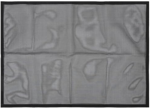 GLEAVI Grille de Protection pour Foyer de Cheminée en Maille Plastique PVC Résistante à la Chaleur Panneau Pare-Étincelles 29X45 Pouces Écran de Cheminée Sécuritaire pour Garçon et