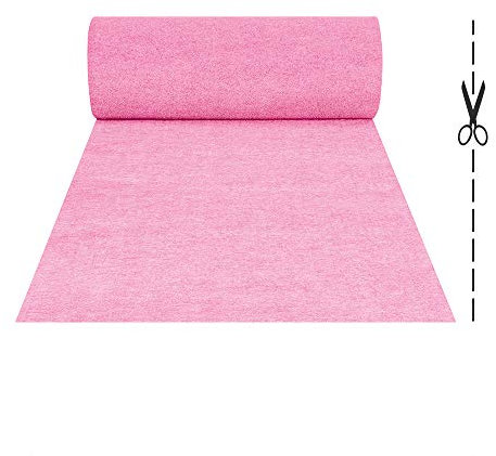 OLIVO.Shop | Teppich Läufer Rosa Hochzeit Weihnachten für Hochzeit Zeremonie Event Geschäft Verschiedene Größen (1 m x 15 m)