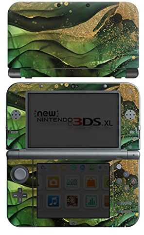DeinDesign Skin kompatibel mit Nintendo New 3DS XL Folie Sticker Textur Marmor Gold & Kupfer