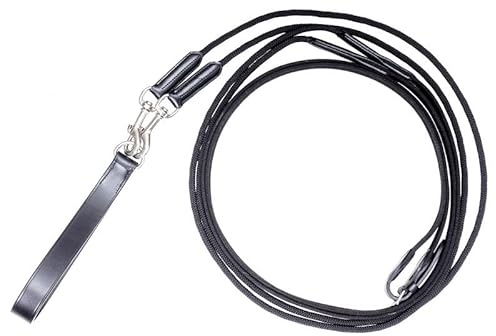 Euroriding Strasbourg VB - Riendas de trabillas, color negro