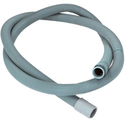Tuyau Evacuation Lave Vaisselle 1,75 m Intérieur Ø 20/21 mm et Extérieur Ø 25/27 mm avec le Code Original 482000022012 C00273284 pour Whirlpool, 758973779 pour Smeg - MADE IN EU - ONIX TECH
