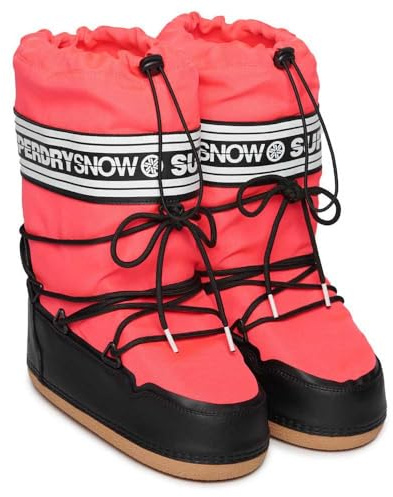 Superdry Damen Schneestiefel Hyper Feuer Pink 3-4