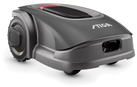 STIGA A 8 - Robot tagliaerba autonomo, senza cavi, navigazione AGS e GPS-RTK, fino a 800 m², controllo tramite app, facile installazione