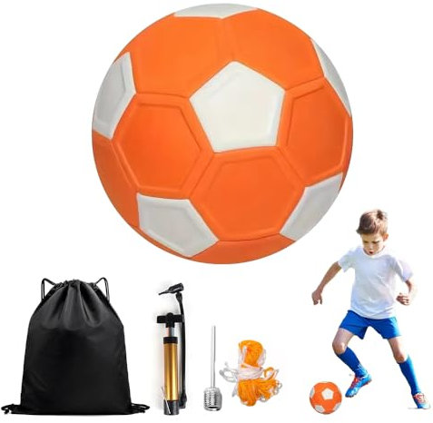 Lotvic Pallone da Calcio Curva, Calcio Curven Ball 20cm, Curve Ball Football in Gomma, per Bambini e Attività All'aperto
