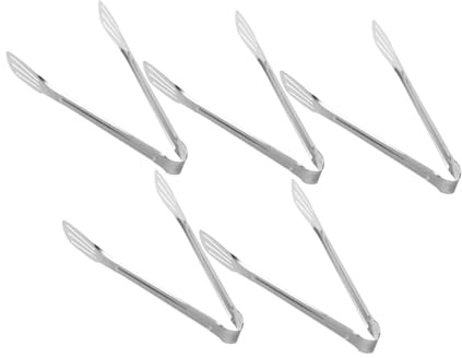 Pinzas de Acero Inoxidable para Cocinar Barbacoa 9 Pulgadas 5piezas