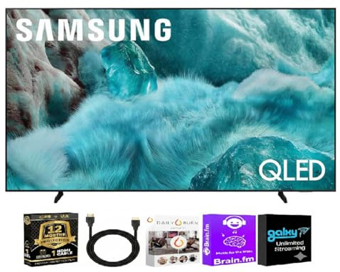 Samsung 98 Inch Class QN7F Series QLED 4K UHD Vision AI Smart TV with HDR, Motion Xcelerator + HDMI Cable + Streaming Bundle + 12-Month CPS Protection