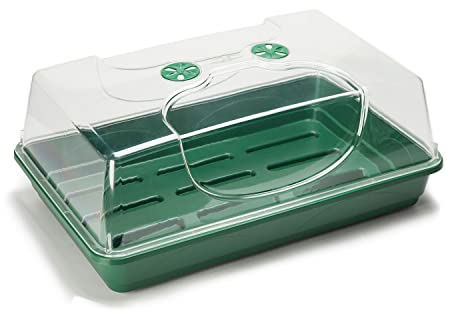 EarlyGrow MPL50030/P Large Propagator with Shatterproof Lid 58 x 38 x 26 Centimetres - Green