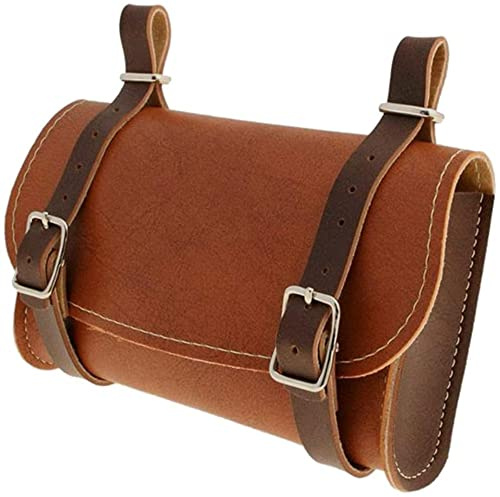 cyclingcolors Tasche BRAUN SATTELTASCHE FAHRRADTASCHE Kunstleder Vintage Fahrrad RENNRAD