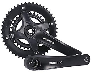 Shimano Unisex – Erwachsene TY501 Kurbelgarnitur, Schwarz, 170 mm