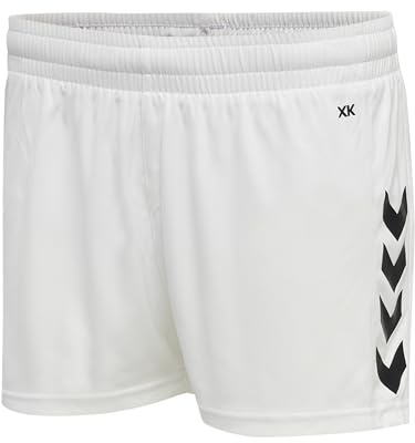 hummel Womens hmlCore Xk Poly Shorts, White, Medium