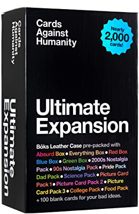 Cards Against Humanity: Ultimate Expansion • Nearly 2,000 cards pre-packed in our fancy Bōks storage case