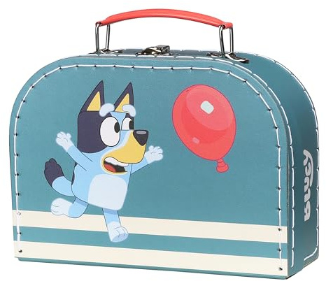 Bluey Barnväska i Papp - Hållbar och Slitstark Barnväska, 20 cm, Lätt och Färgstark Design, Perfekt för Förskola och Resor, Med Populära Bluey Karaktärer