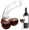 BRISKORE Carafe à whisky amusante, carafe à décanter vin rouge récipient en verre unique pour scotch whisky, vin, carafe en verre, décanteur de vin, carafe à vin de 550 ml, cadeau amusant pour vos