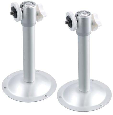 Gudalea 2 Stück Verstellbare Kamera Wandhalterung, Verstellbare Sicherheitskamera Wandhalterung, Ring Kamera Halterung, für Arlo, Arlo Pro, Arlo Pro 2, Arlo Ultra, für die Outdoor Kamera & Indoor