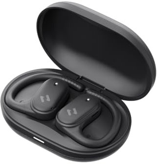 Havit OWS915 Open-Ear Headphones, 64H Playtime Open-Ear Earbuds with IPX5, Deep Bass, Powerful Sound Wireless Bluetooth Headphones