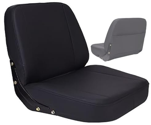 Asiento Universal para Montacargas con Almacenamiento Asiento para Tractor Reemplazo de Asientos Cómodos para Cortacésped para Cargadoras Manipuladoras Telescópicas y Excavadoras