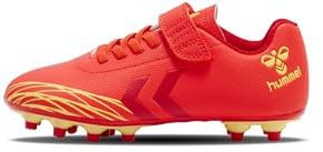 hummel Top Star F.G. J.R. Chaussure de Foot, Haute Rouge, 32 EU