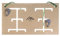 Eskotin Trainingsboard aus Holz zum Üben von Knoten und Standplatzbau – Outdoor & Indoor – Sportklettern, Felsklettern, Bergsteigen – Kompakt & Leicht zu Transportieren.