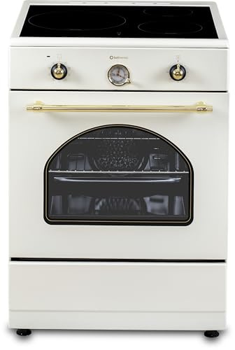 INDUCCION COCINA SOLTHERMIC VTI60C ELECTRICA CREMA INDUCCION/HORNO GRAN CAPACIDAD CON TURBO 60L / FUNCIONES BOOSTER, ALTA POTENCIA, CALENTAMIENTO RÁPIDO / 3 ZONAS (1 GRAN ZONA) / BAJO CONSUMO (A)