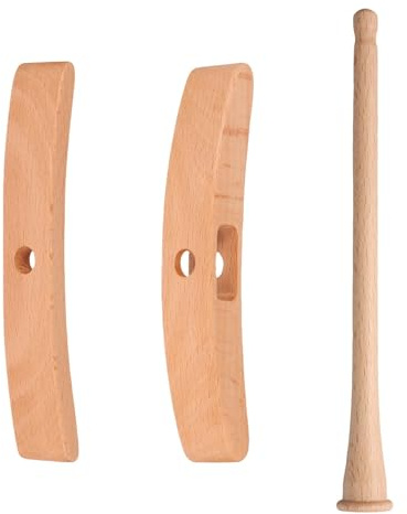 MOHUIED Fuso a Mano in Legno Strumenti for la conservazione del Fuso in Legno Fatti a Mano Kit mandrino Staccabile a Forma di Croce for Produzione Filati(Color 2)