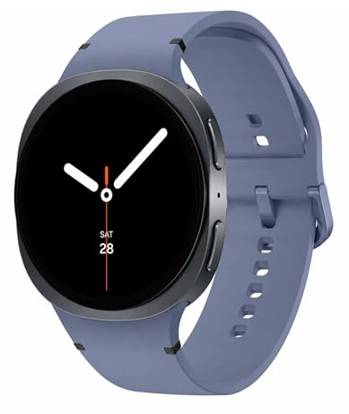 Samsung Galaxy Watch8 AI Smart Watch, 40mm Bluetooth, Graphite with Sport Band, 3nm Processor, Health & Sleep Coach, Fitness Tracker, Super AMOLED Display UK Version