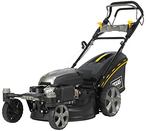 TEXAS Profi Rasenmäher Benzin mit Antrieb Radantrieb Hochgrasmäher ZT 5110TR/W Zero Turn 3in1 mit schwenkbarer Vorderachse | sehr wendig | 196cm³ | 4-Takt | 51cm | 4,9PS | 28-75mm | mit Mulchfunktion