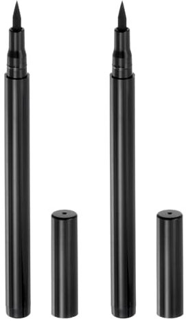 QUARKZMAN 2pz Tessuto Pennarelli Permanente Tintura Pittura Tessile Pennarello Penne Fine Punta 2 Colori per Fai-da-Te Abiti Scarpa, Nero, Oliva