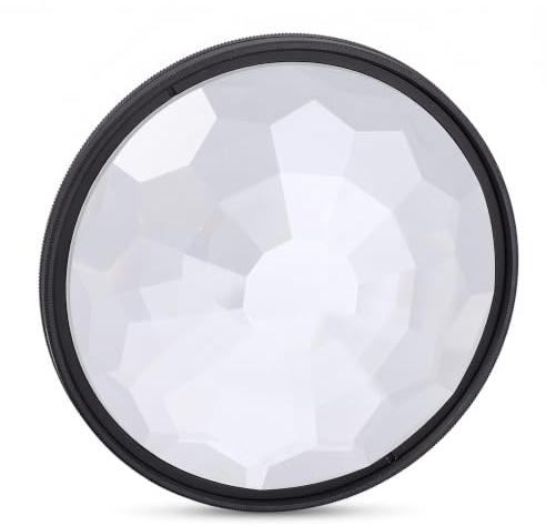 77 Mm Kalejdoskopfilter, Kalejdoskop Prismkamera Linsfilter, Specialeffektfilter, Fotografi Prisma Kristallglas med Multi Refraction Motiv för Micro SLR-kamera