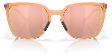 Oakley Sielo Square - Occhiali da sole da donna Oo9480 Sielo Square, opachi, trasparenti, zenzero/Prizm, oro rosa, polarizzati, 57 mm, Opaco trasparente, zenzero/Prizm oro rosa, polarizzato, 57 mm