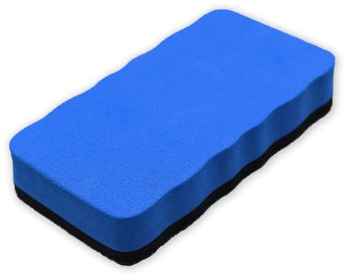 1 Stück whiteboard schwamm,Magnetischer Wischer,Whiteboard Schwamm Magnetisch Whiteboard Eraser,Tafelwischer mit Dickem Filzpad,für Memoboard Magnettafel Schreibtafel(Blau)