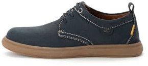 camel active Herren Schnürschuhe aus Leder Dunkelblau, menswear-42