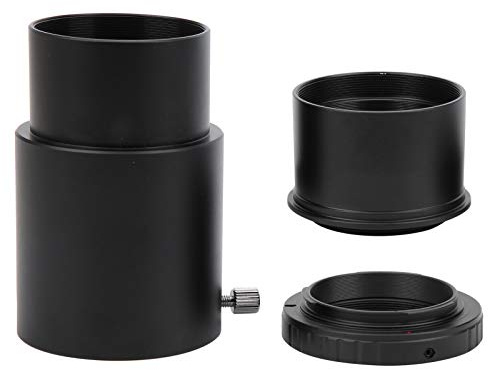 High 2 Inch 60mm Telescope Eyepiece Extension Tube with T2 PK Adapter Set for Astronomical Observation Camera Photography and Star Gazing Accessories