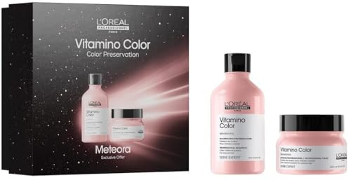 Cofre Edición Limitada Meteora Vitamino Color 2025 Duo de L’Oréal Professionnelpara hidratar y proteger el cabello coloreado