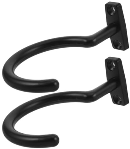 Sosoport Gancio Porta Stecche da Biliardo 2 Pezzi in Ferro Resistente Supporto per Triangolo, Fissaggio Semplice per Tavolo da Biliardo Casa, Club e Sala Giochi