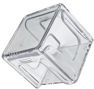 Billardkreide – Acryl-Queue-Kreidebox, Acryl, transparente Queue-Spitzen, Tischzubehör für Tisch-Billard, Billard, Billard-Pool-Tabel-Zubehör für das tägliche Üben