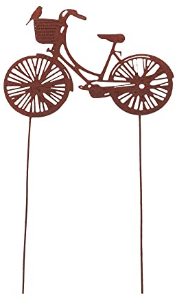 Gartenstecker Rost Fahrrad klein
