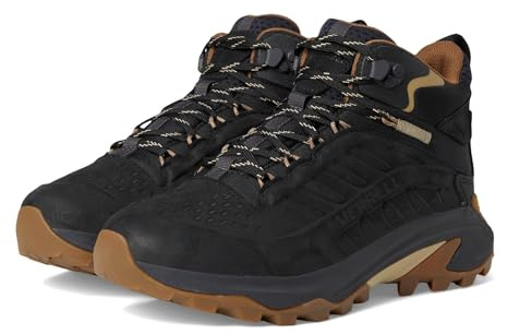 Merrell Moab Speed 2 Ltr Mid Wp J037777, Men trekking shoes, Black, 43 EU