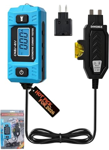 Relay Tester Fuse Tester Circuit Automotive Multimeter Parasitic Draw Puller Short Finder Diagnostic Kit Fault Detector Electrical Continuity Voltage Checker Tool(1PC)