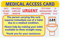 Carte d'accès médical pour demander un accès urgent aux toilettes. (2)